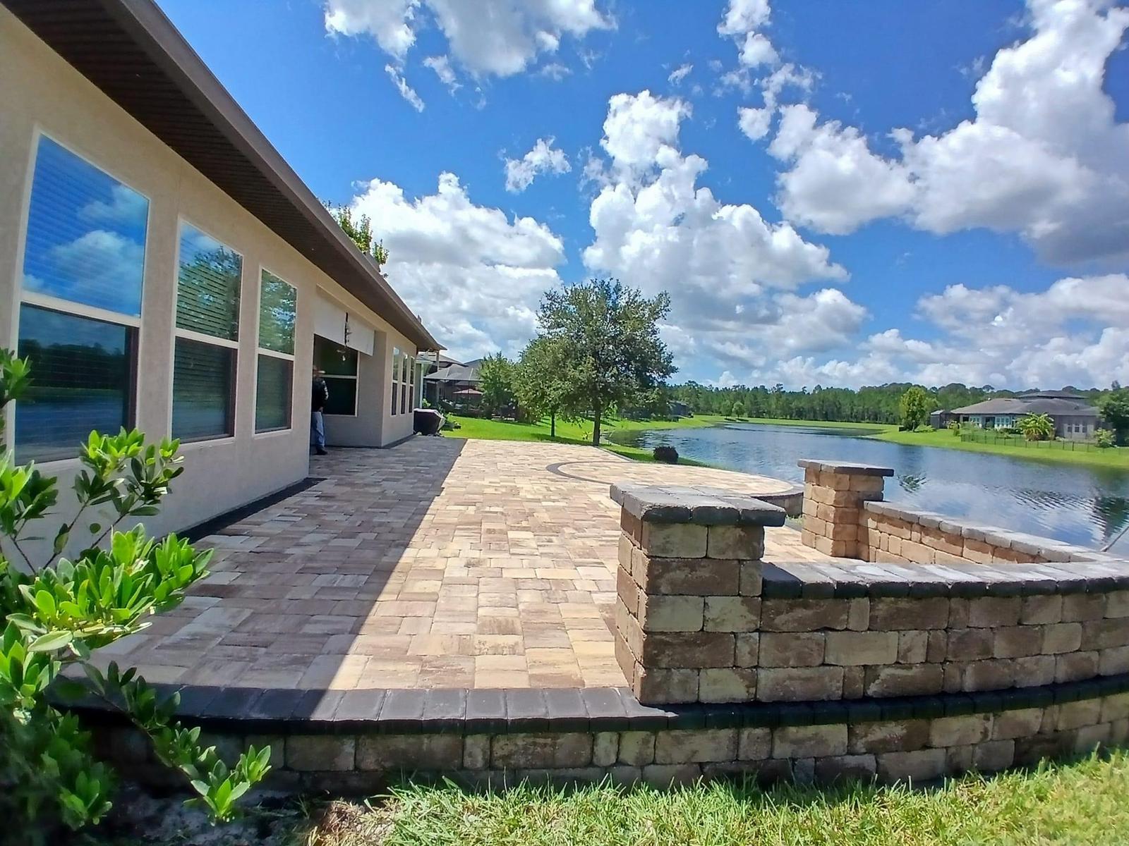 Professional deck paver construction in Jacksonville